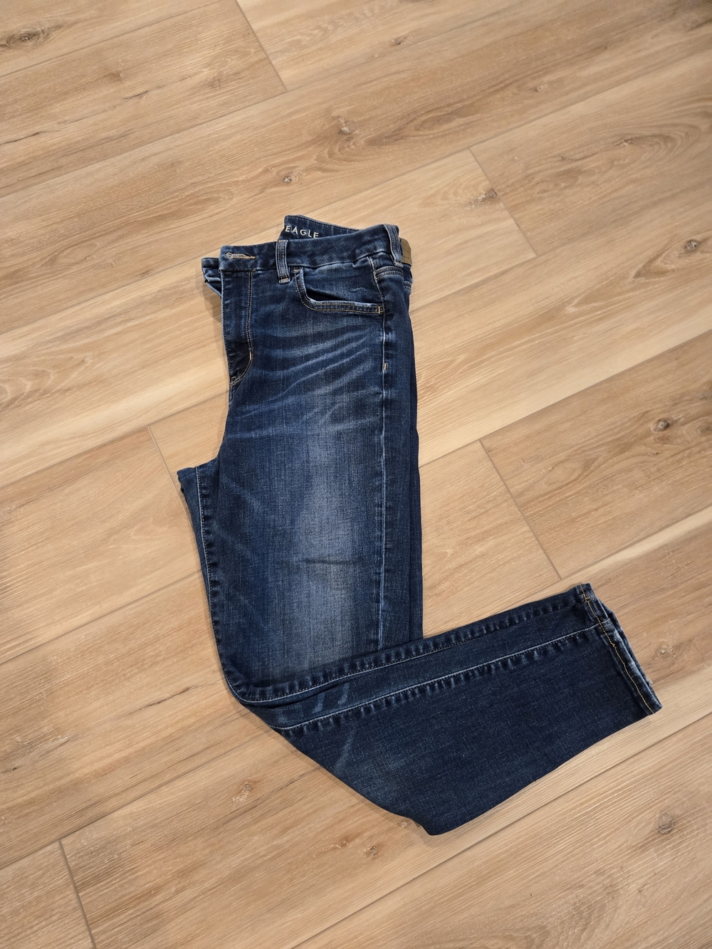 American Eagle Outfitters Women’s Dark Blue Stretch Jeggings 10 Short